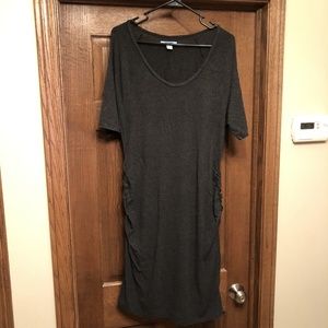 Old Navy Dark Gray Maternity Dress Size Large